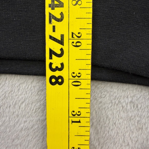 Reef Graphic Hoodie Mens Large Black Logo Pullover Sweatshirt Streetwear Surfing - Picture 6 of 7